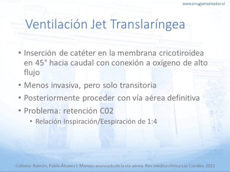 Diapositiva 35 de Manejo de Vía Aérea. Evaluación, Dispositivos y Algoritmos DAS