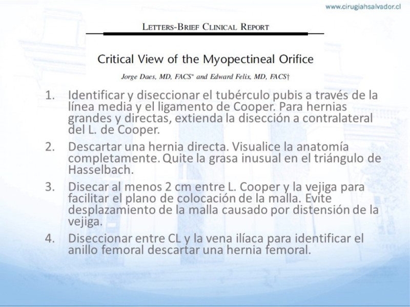 Diapositiva 35 de Hernia Inguinal: Hitos Anatómicos para cirugía laparoscópica-3