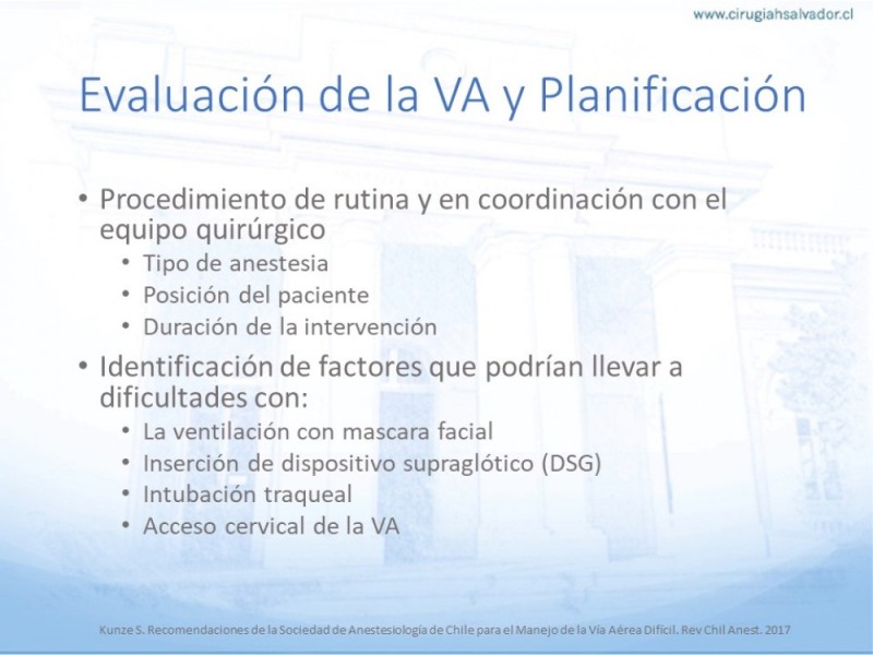 Diapositiva 6 de Manejo de Vía Aérea. Evaluación, Dispositivos y Algoritmos DAS