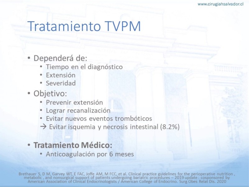Diapositiva 8 de Trombosis Portomesentérica en Cirugía Bariátrica