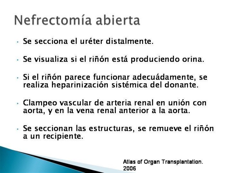 Diapositiva 49 de Técnica de procuramiento renal