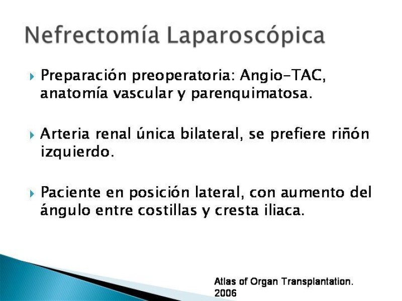 Diapositiva 53 de Técnica de procuramiento renal