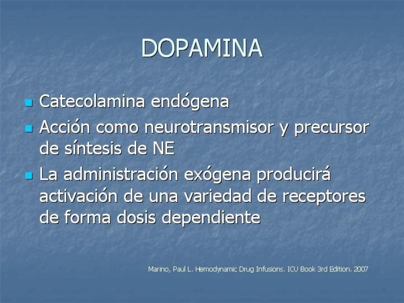 Diapositiva 3 de Drogas vasoactivas 