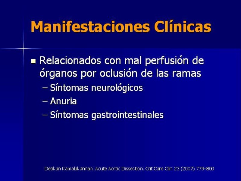 Diapositiva 11 de Disección Aórtica