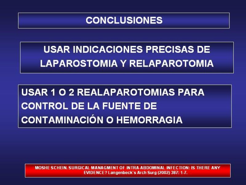 Diapositiva 66 de El Sistema VAC en la laparotomía contenida