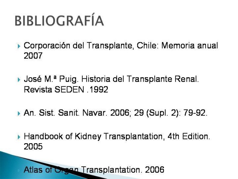 Diapositiva 82 de Técnica de procuramiento renal