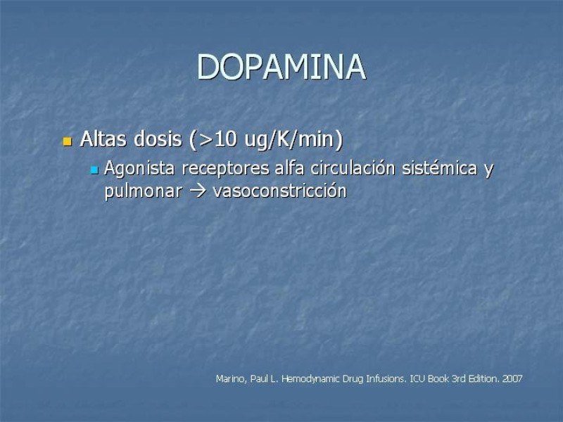 Diapositiva 5 de Drogas vasoactivas 