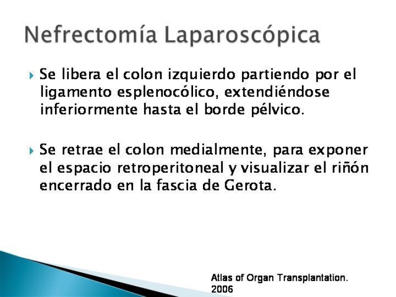 Diapositiva 62 de Técnica de procuramiento renal