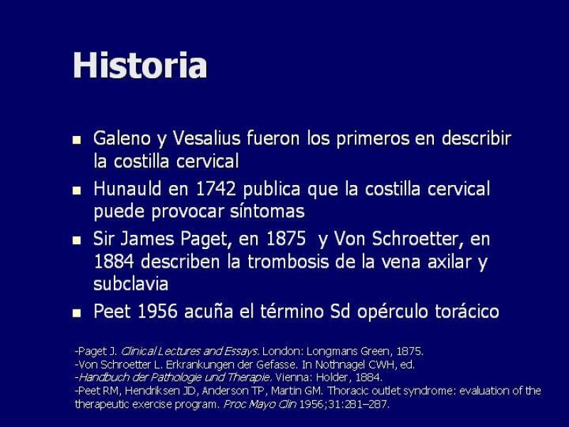 Diapositiva 2 de Síndrome del Opérculo Torácico