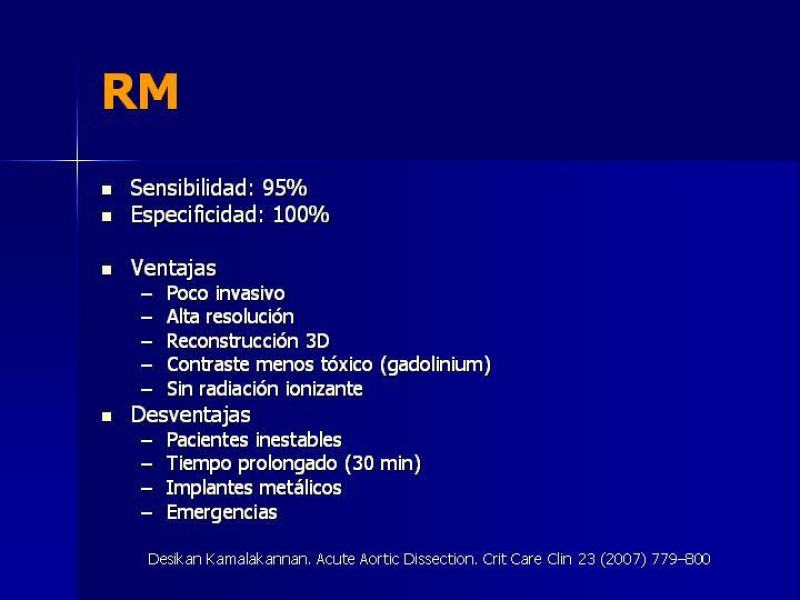 Diapositiva 23 de Disección Aórtica