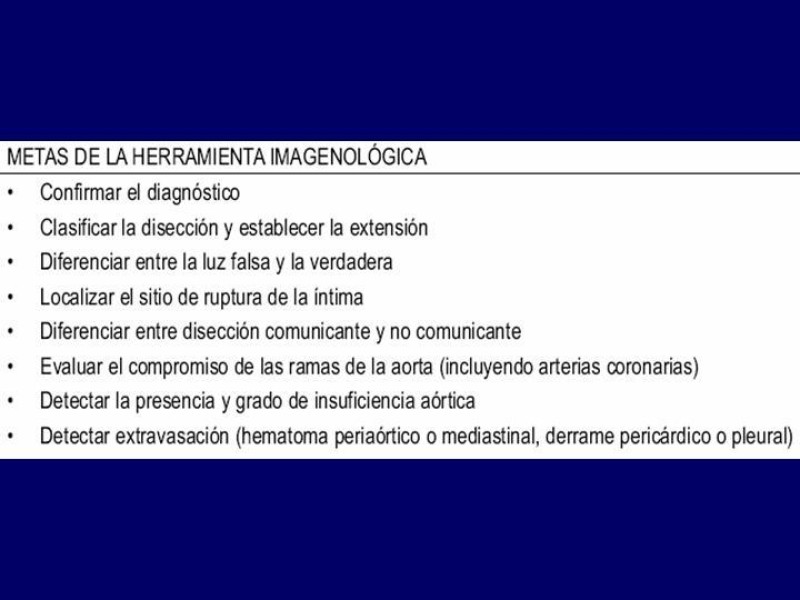 Diapositiva 15 de Disección Aórtica