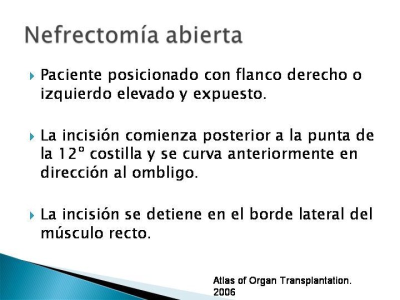Diapositiva 42 de Técnica de procuramiento renal