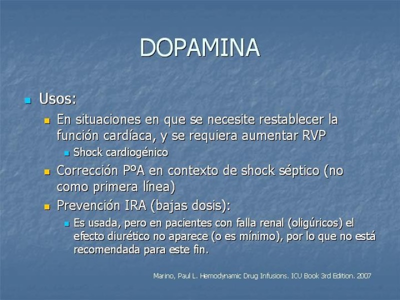 Diapositiva 6 de Drogas vasoactivas 