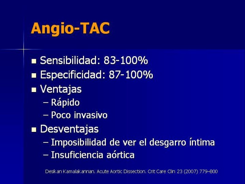 Diapositiva 20 de Disección Aórtica