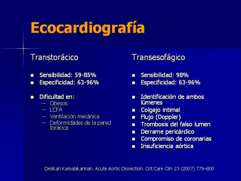 Diapositiva 18 de Disección Aórtica