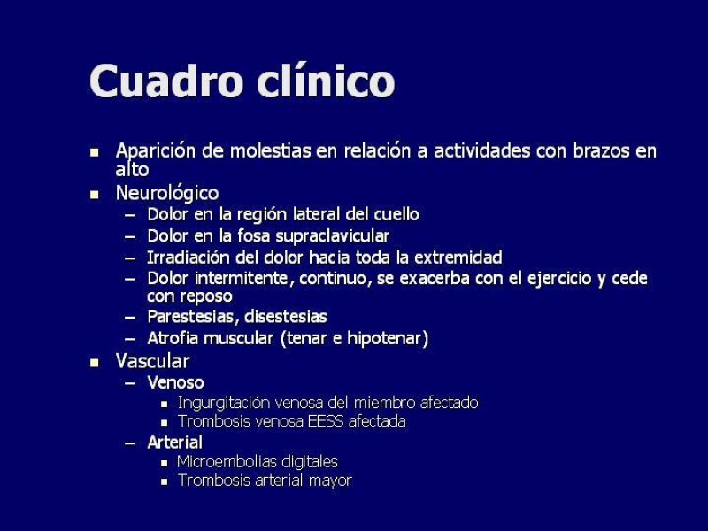 Diapositiva 7 de Síndrome del Opérculo Torácico