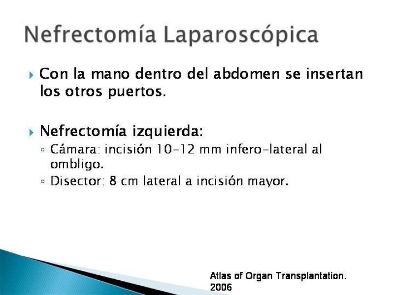 Diapositiva 58 de Técnica de procuramiento renal