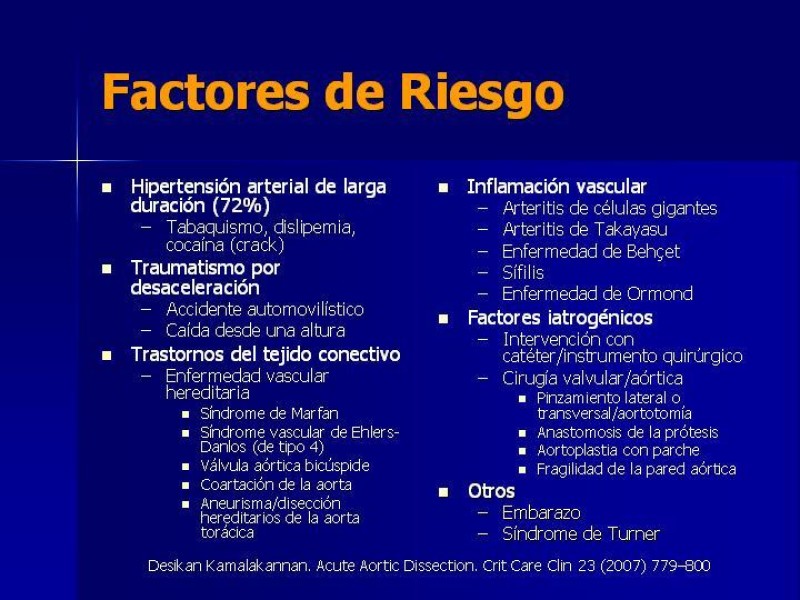 Diapositiva 5 de Disección Aórtica