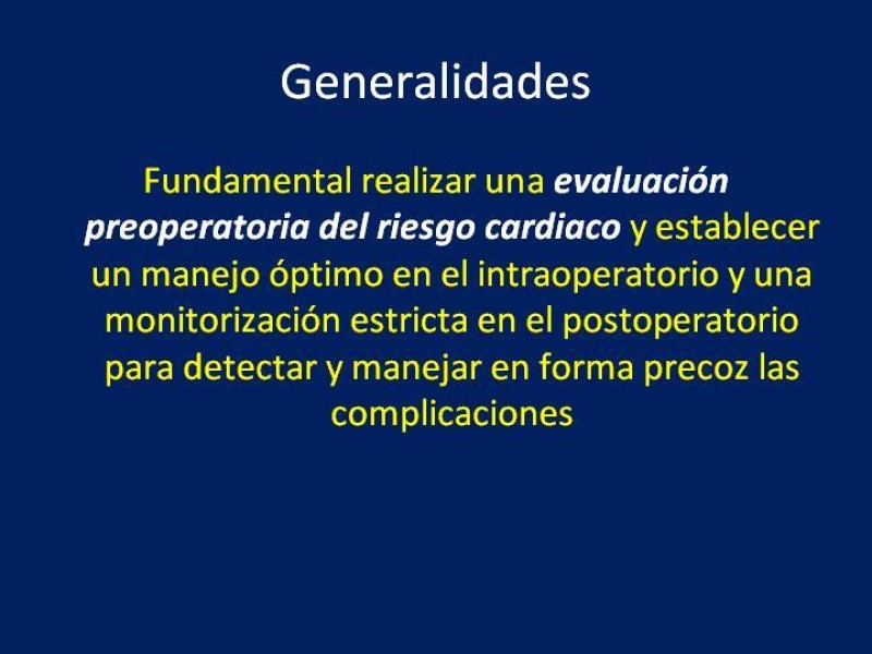 Diapositiva 5 de Evaluación Preoperatoria del Paciente Candidato a Cirugía Vascular Mayor