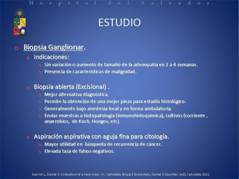 Diapositiva 13 de Adenopatía Cervical