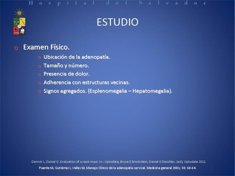Diapositiva 9 de Adenopatía Cervical