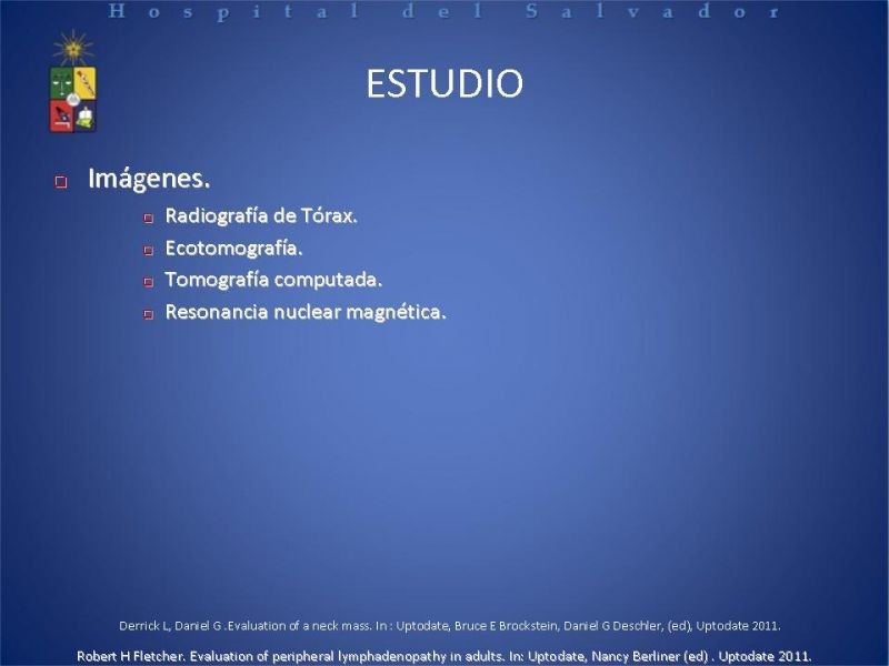 Diapositiva 12 de Adenopatía Cervical