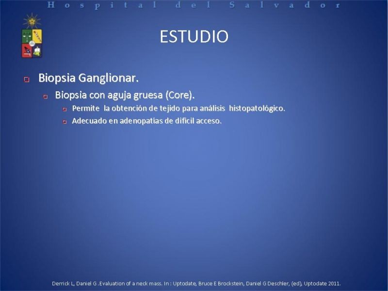Diapositiva 14 de Adenopatía Cervical