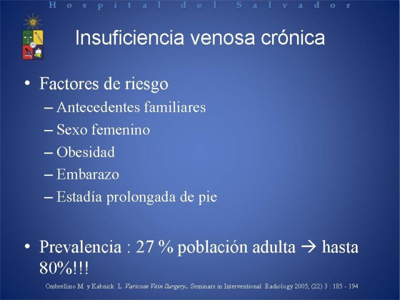 Diapositiva 3 de Ablación de várices en EEII