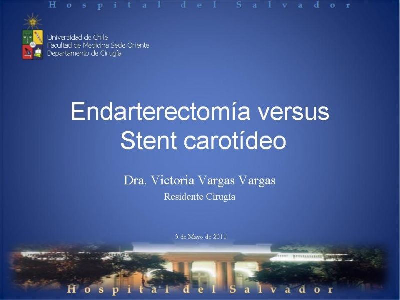 Diapositiva 21 de Endarterectomía versus Stent carotídeo