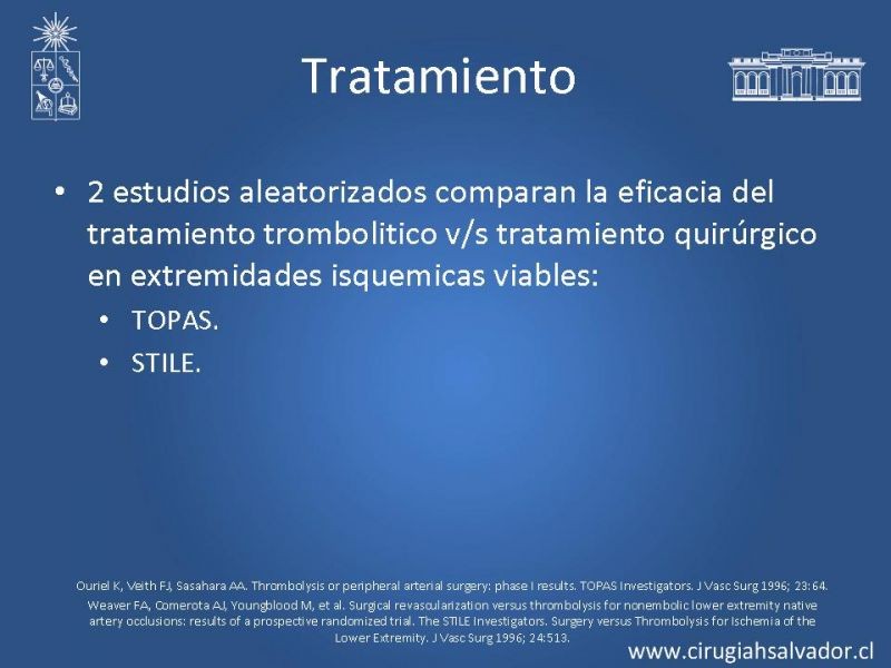 Diapositiva 22 de Isquemia aguda de extremidades