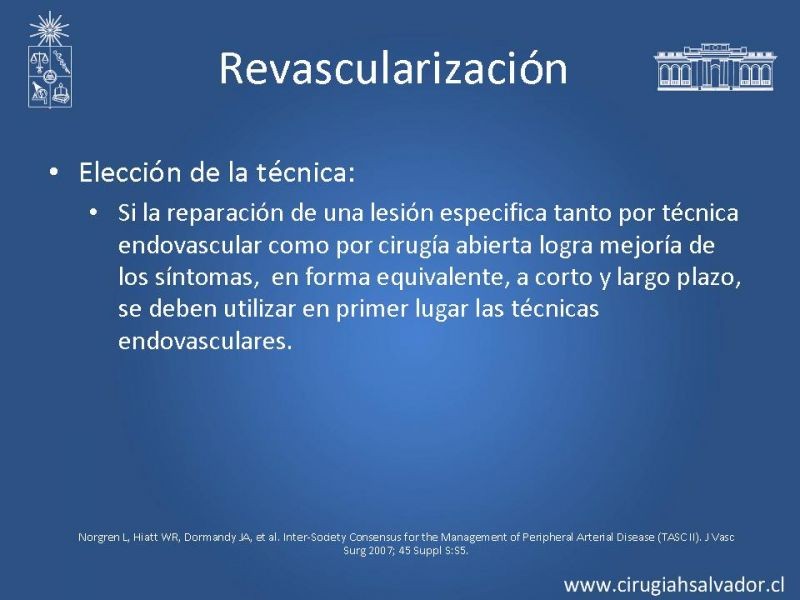 Diapositiva 16 de Enfermedad Arterial Oclusiva Crónica (Tratamiento)