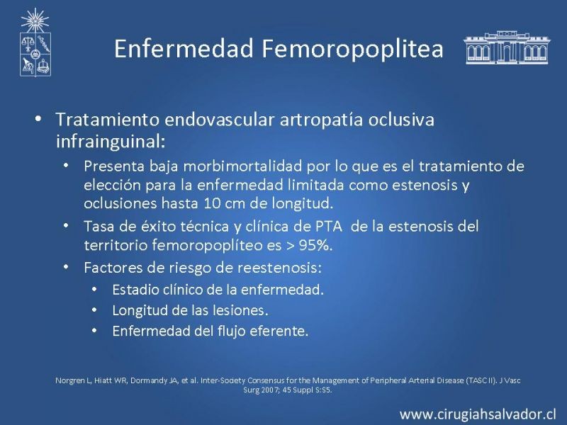 Diapositiva 27 de Enfermedad Arterial Oclusiva Crónica (Tratamiento)