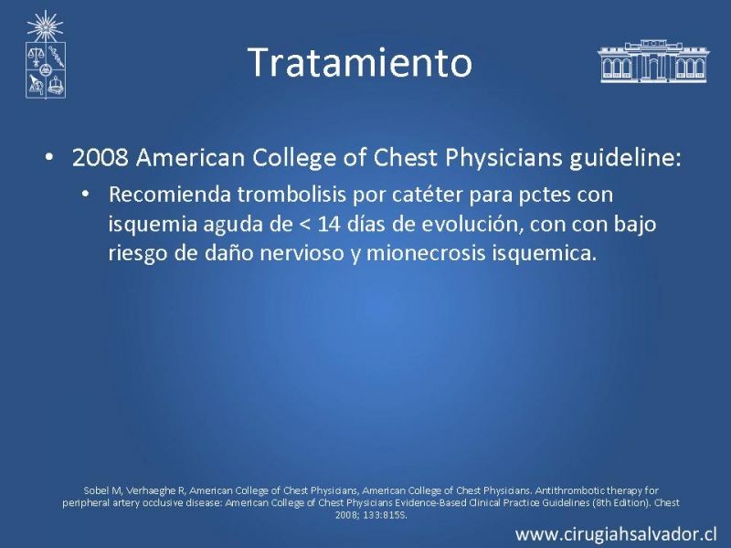 Diapositiva 28 de Isquemia aguda de extremidades