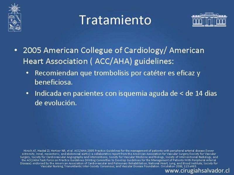 Diapositiva 27 de Isquemia aguda de extremidades