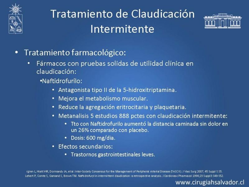 Diapositiva 13 de Enfermedad Arterial Oclusiva Crónica (Tratamiento)
