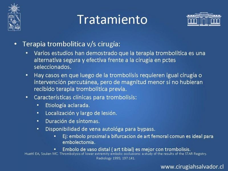 Diapositiva 21 de Isquemia aguda de extremidades