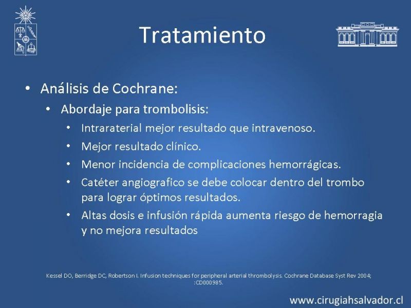 Diapositiva 26 de Isquemia aguda de extremidades