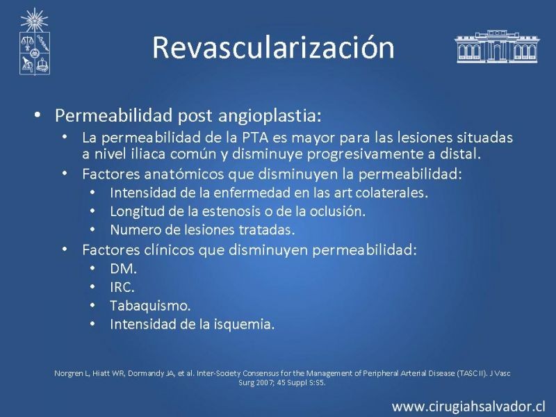 Diapositiva 22 de Enfermedad Arterial Oclusiva Crónica (Tratamiento)