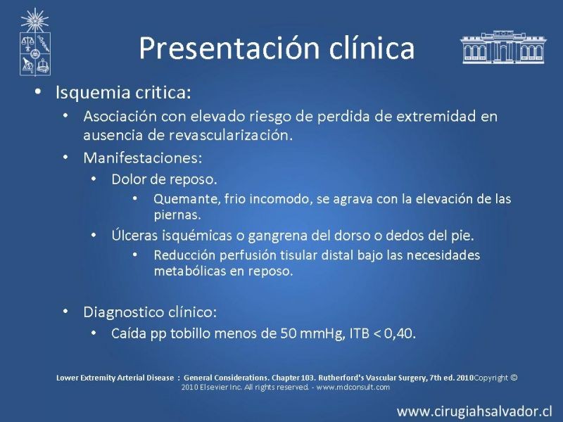 Diapositiva 14 de Enfermedad Arterial Oclusiva Crónica (Epidemiología, Factores de Riesgo, Clínica)