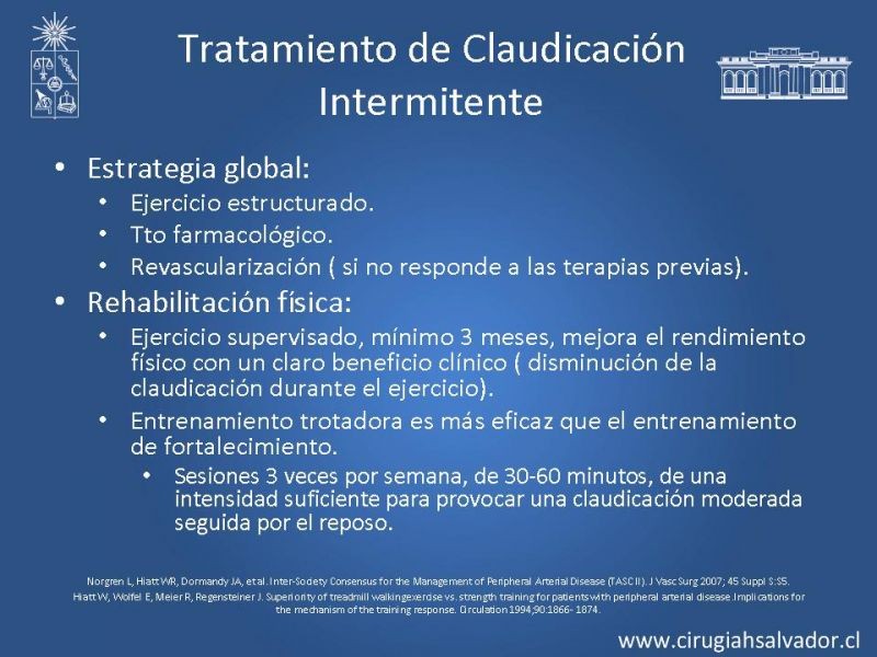 Diapositiva 10 de Enfermedad Arterial Oclusiva Crónica (Tratamiento)