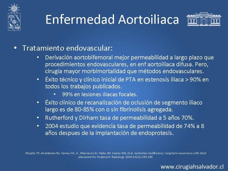 Diapositiva 19 de Enfermedad Arterial Oclusiva Crónica (Tratamiento)
