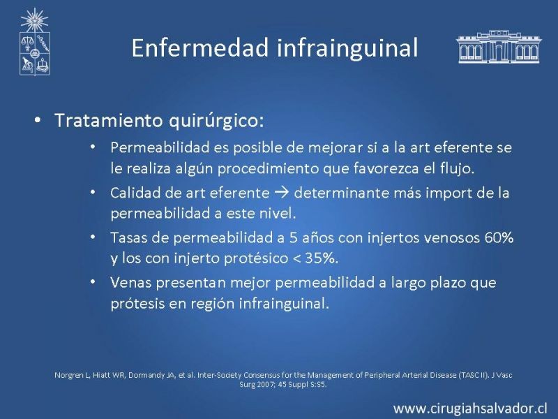 Diapositiva 31 de Enfermedad Arterial Oclusiva Crónica (Tratamiento)
