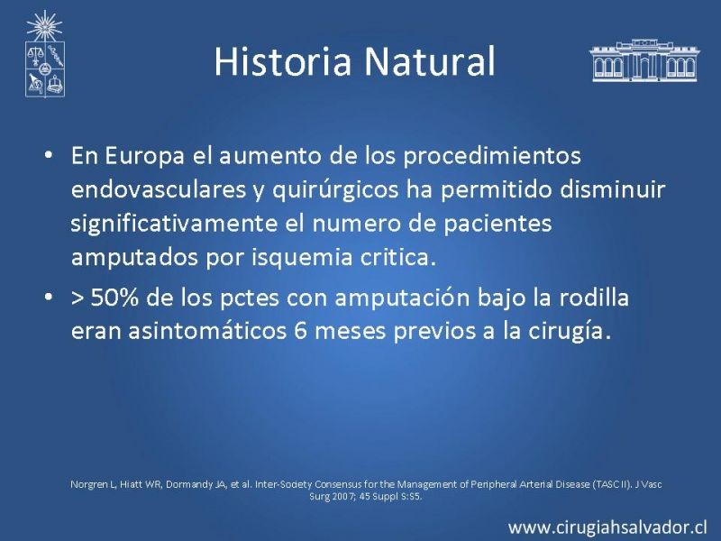 Diapositiva 18 de Enfermedad Arterial Oclusiva Crónica (Epidemiología, Factores de Riesgo, Clínica)