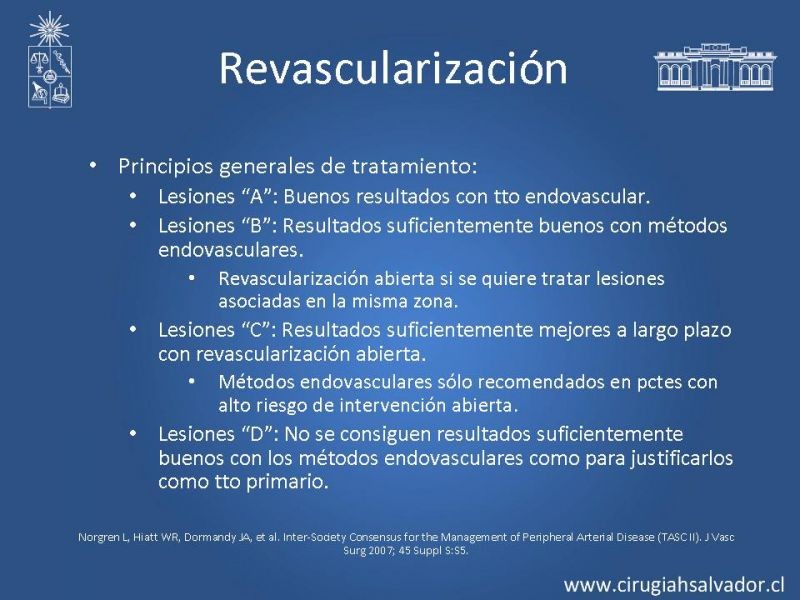 Diapositiva 17 de Enfermedad Arterial Oclusiva Crónica (Tratamiento)