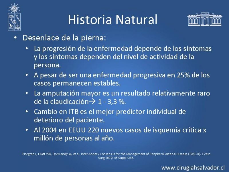 Diapositiva 16 de Enfermedad Arterial Oclusiva Crónica (Epidemiología, Factores de Riesgo, Clínica)