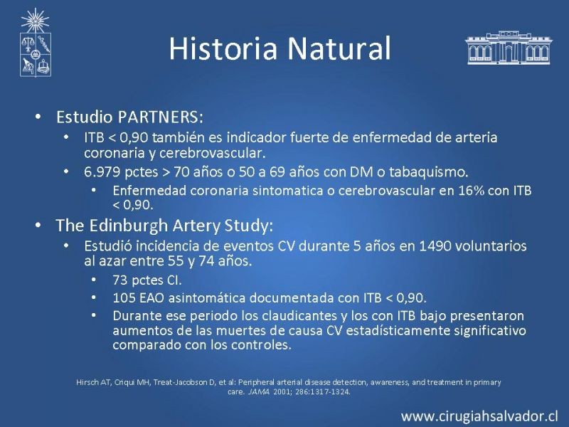 Diapositiva 21 de Enfermedad Arterial Oclusiva Crónica (Epidemiología, Factores de Riesgo, Clínica)