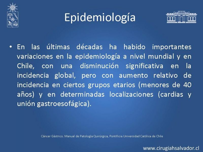 Diapositiva 6 de Cáncer Gástrico: Epidemiología y Diagnóstico