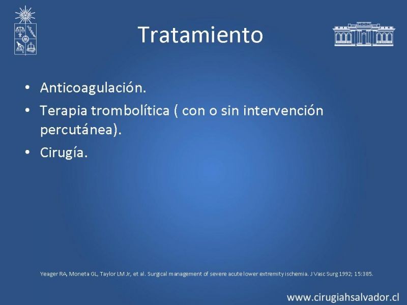 Diapositiva 15 de Isquemia aguda de extremidades