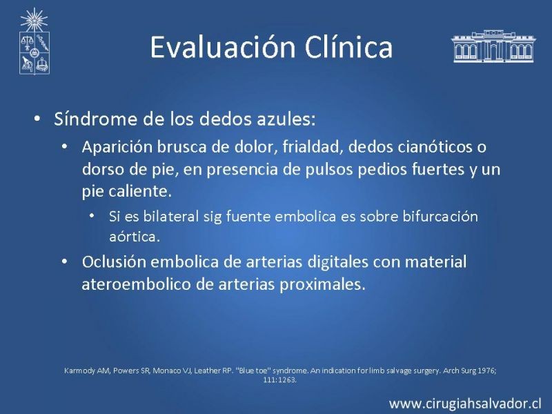 Diapositiva 10 de Isquemia aguda de extremidades