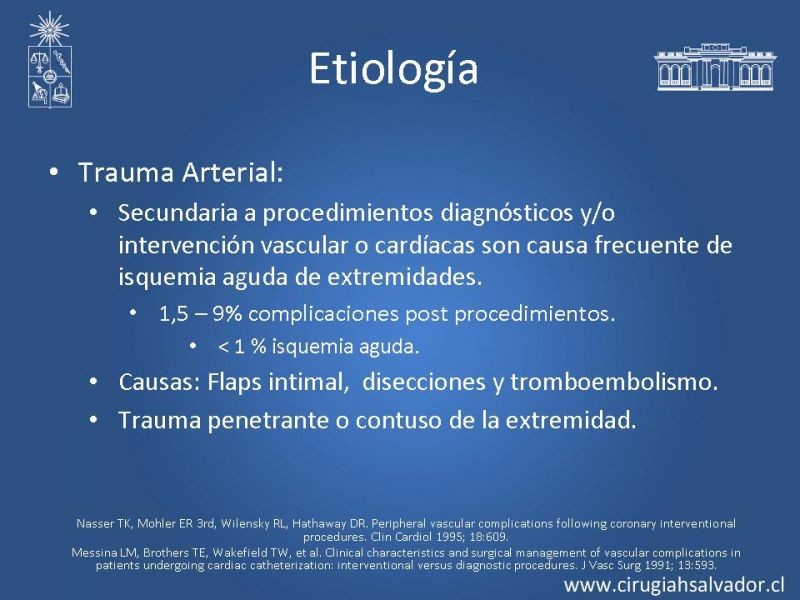 Diapositiva 6 de Isquemia aguda de extremidades